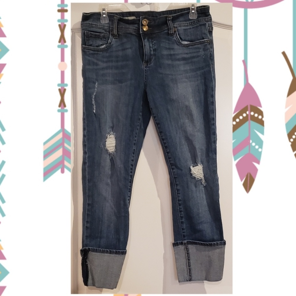 Kut from the Kloth cuffed jeans